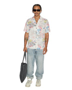 MENS SKRAWLER BOARDSHORT WHITE WALKSHORTS