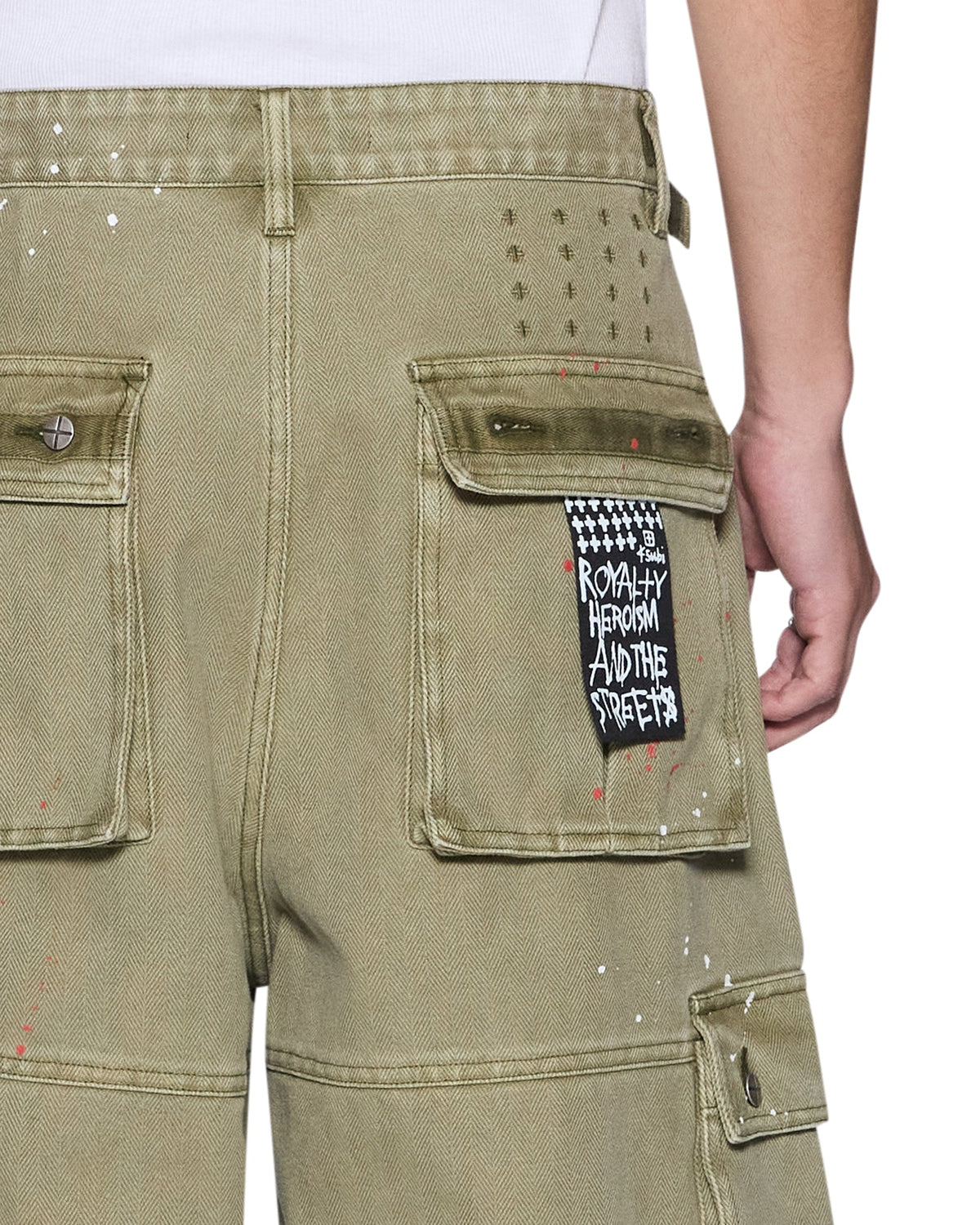 MENS TROOPER CARGO SHORT MILITANT WALKSHORTS