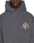 MENS  KREST EKCESS HOODIE CHARCOAL OVERSIZED FLEECE