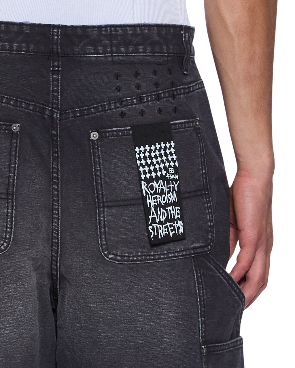 MENS OPERATOR SHORT POWDER GREY WALKSHORTS