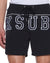 MENS  TOUCHDOWN BOARDSHORT BLACK REGULAR WALKSHORTS