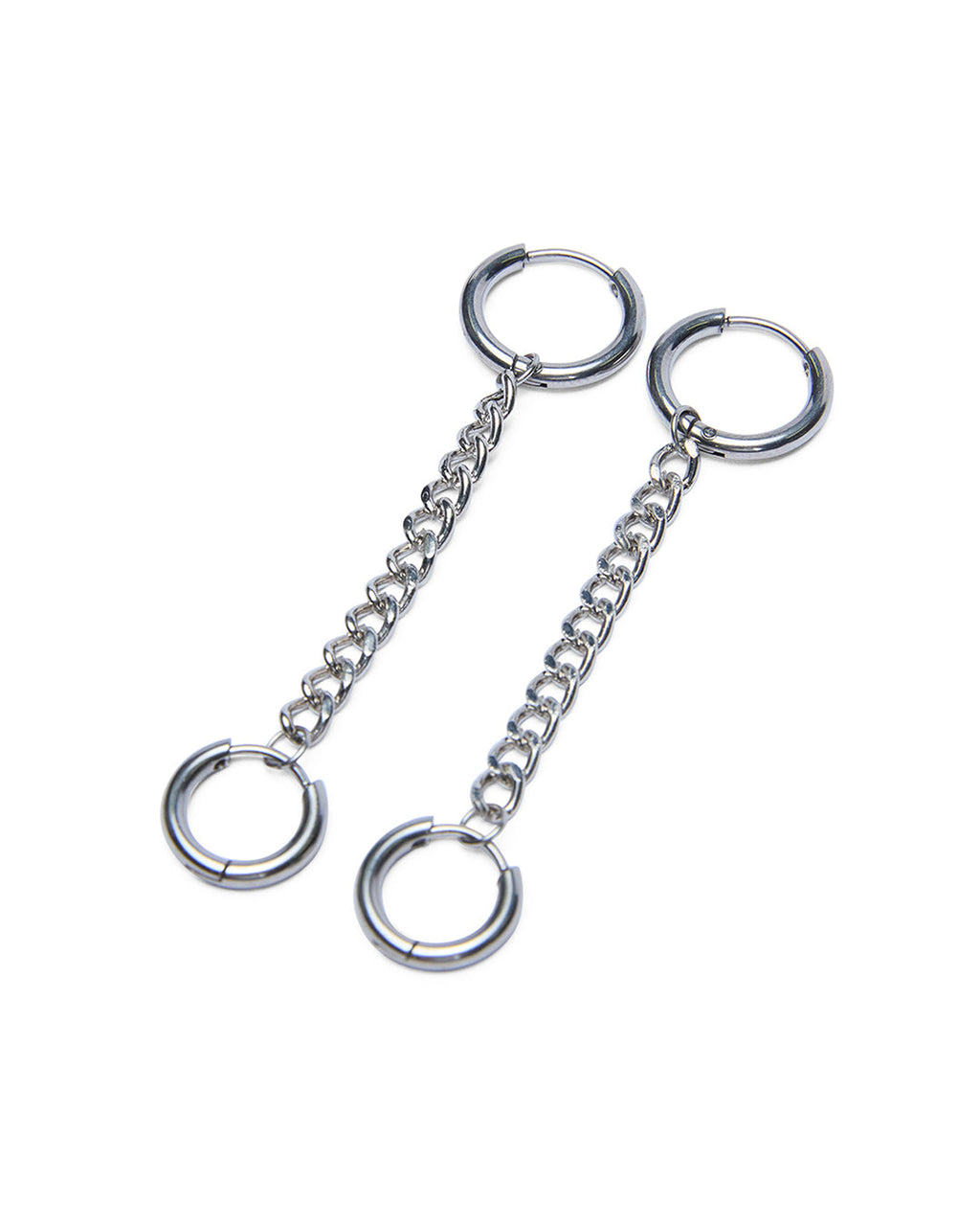 SILVER CHAINLINK HUGGIES JEWELLERY