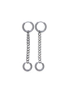 SILVER CHAINLINK HUGGIES JEWELLERY
