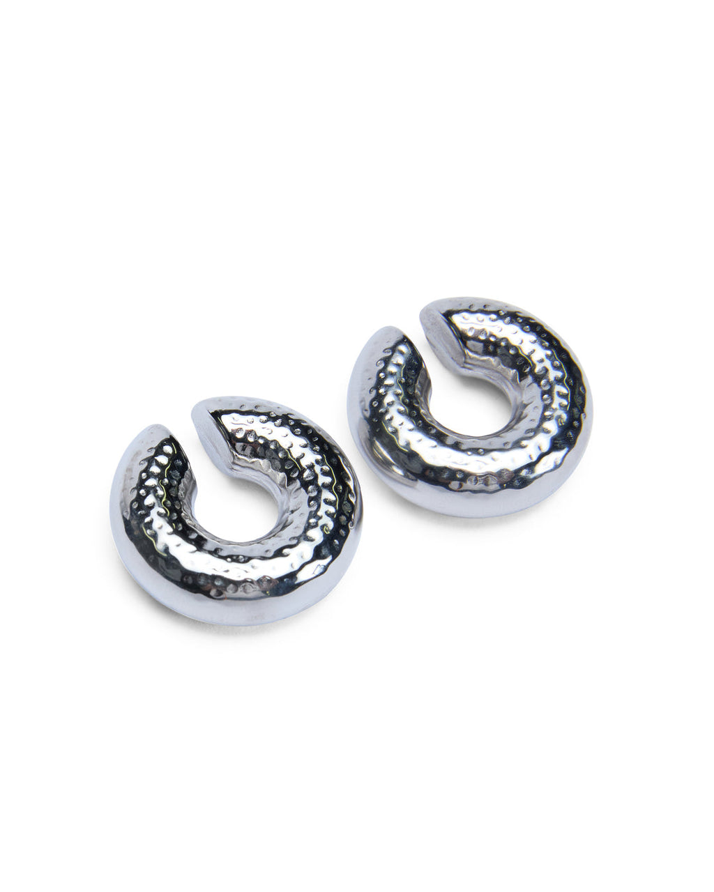 SILVER RIPPLE EAR CUFF JEWELLERY
