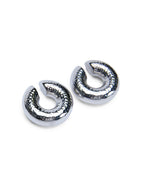 SILVER RIPPLE EAR CUFF JEWELLERY