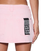 WOMENS LOW RIDER MINI CARPENTER QUARTZ DUST SKIRTS