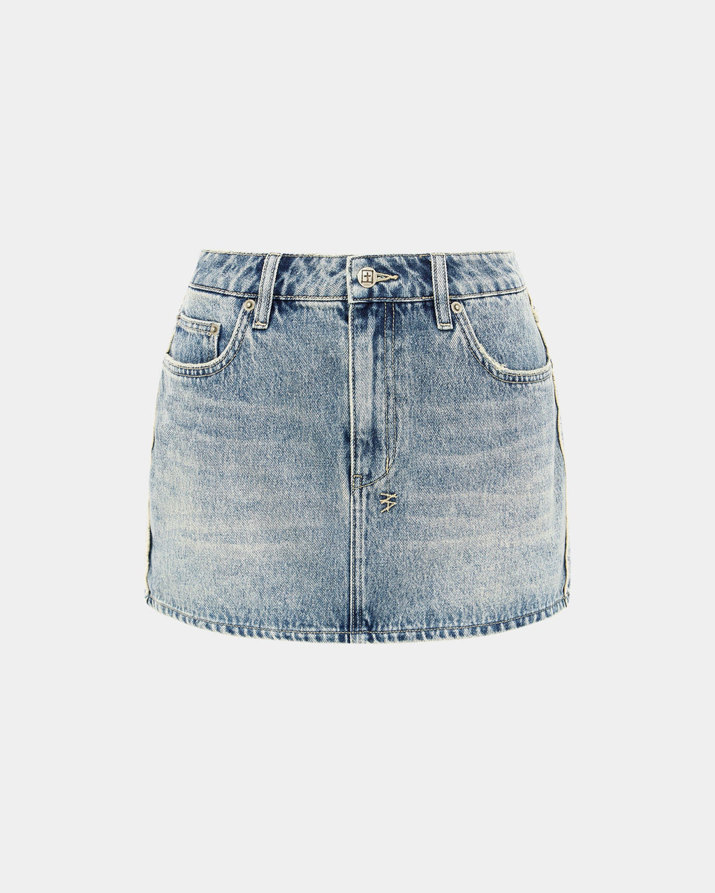 WOMENS LOW RIDER MINI FRAYED SKIRTS