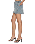 WOMENS LOW RIDER MINI FRAYED SKIRTS