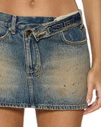 WOMENS MICRO MINI SKIRT FLIP DUNE SKIRTS