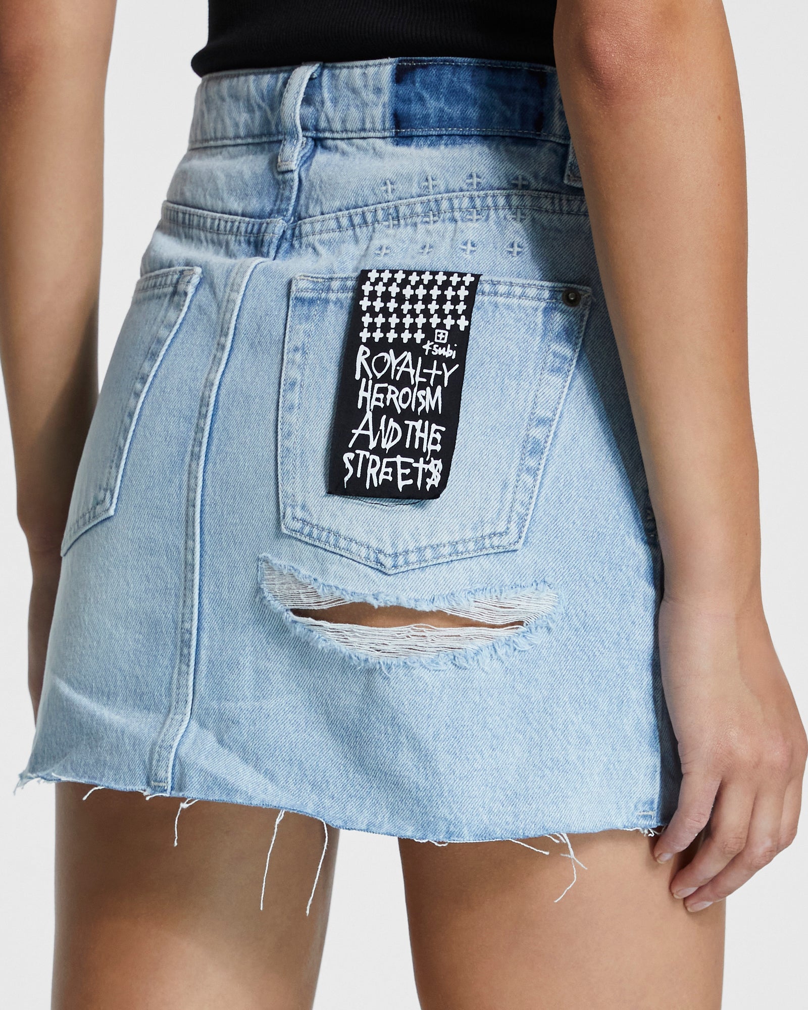 WOMENS  MODEL MINI SENSE SLICED SLIM SKIRTS