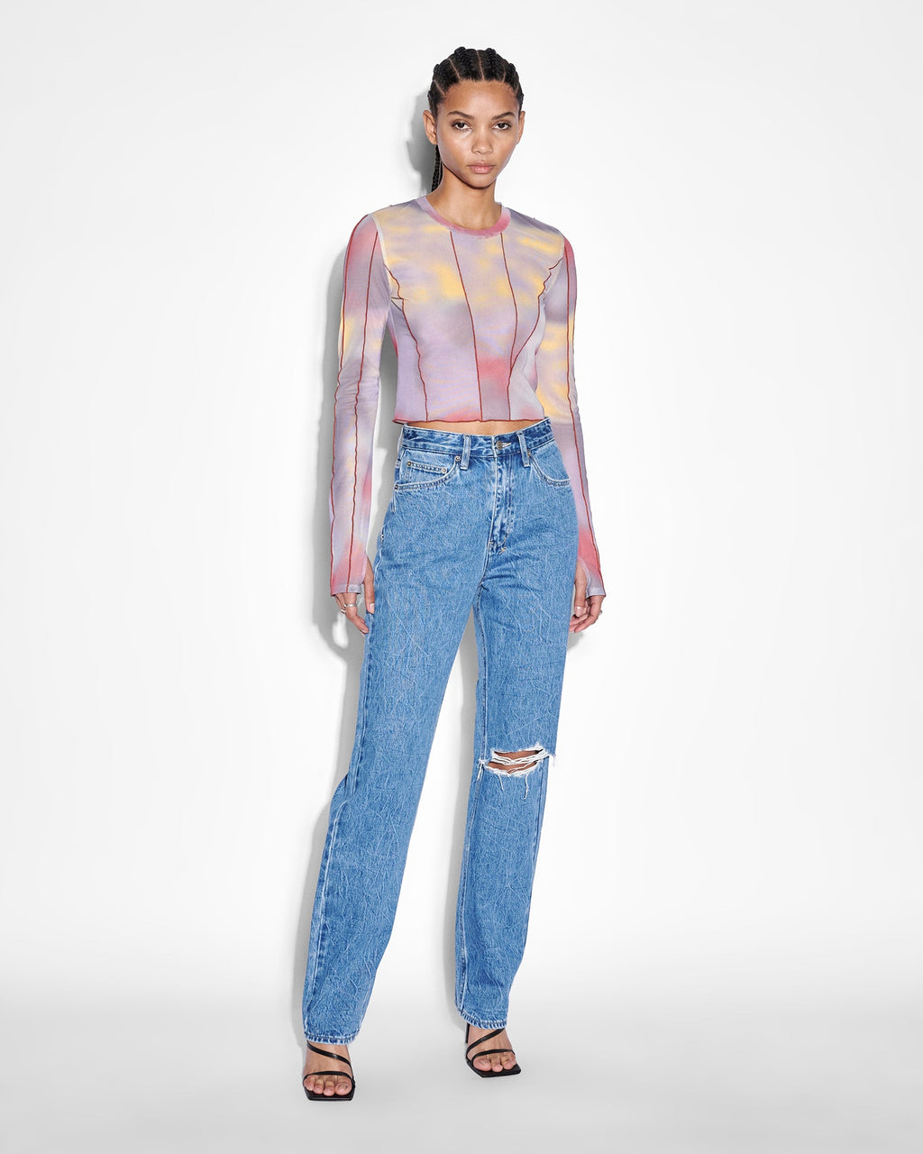 WOMENS REFRACT TOP EUPHORIA FASHION TOPS