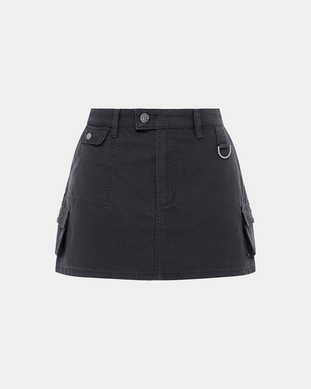 SQUAD MINI SKIRT CHARCOAL