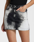 Womens Super X Mini Wreckoning Slim Skirts - Black