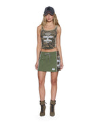 WOMENS VARSITY CHLOE TANK CAMO FASHION TOPS