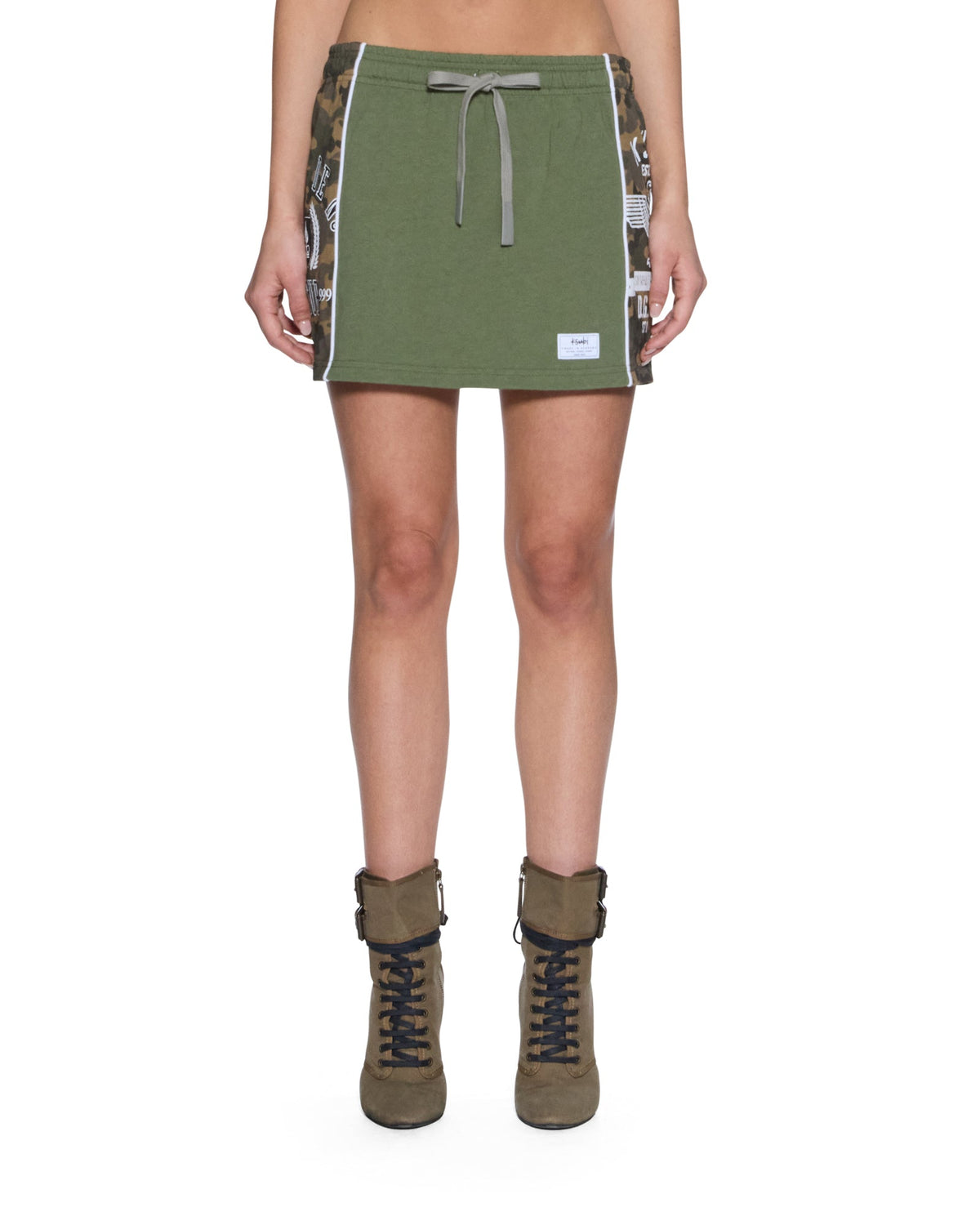 WOMENS ORIGIN TRAKSKIRT SPLICED CAMO HASH SKIRTS