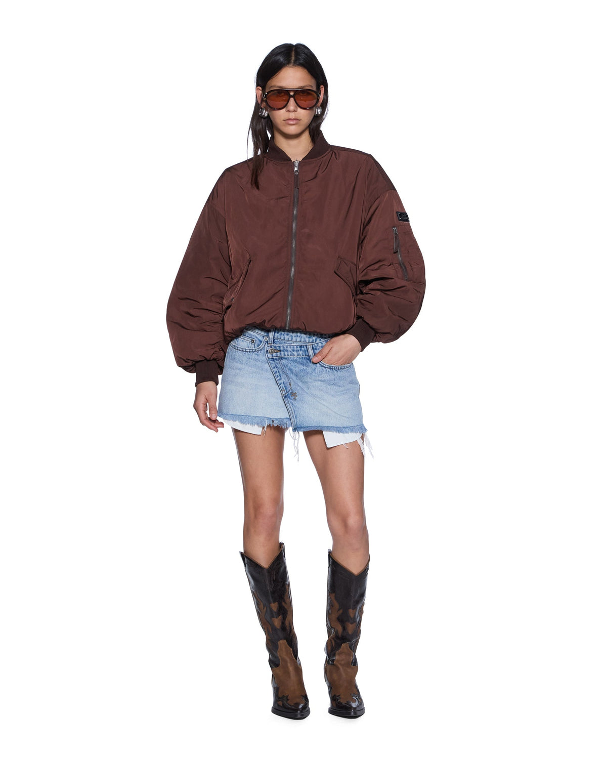 WOMENS MICRO MINI RAP SKIRT VAPOUR SKIRTS