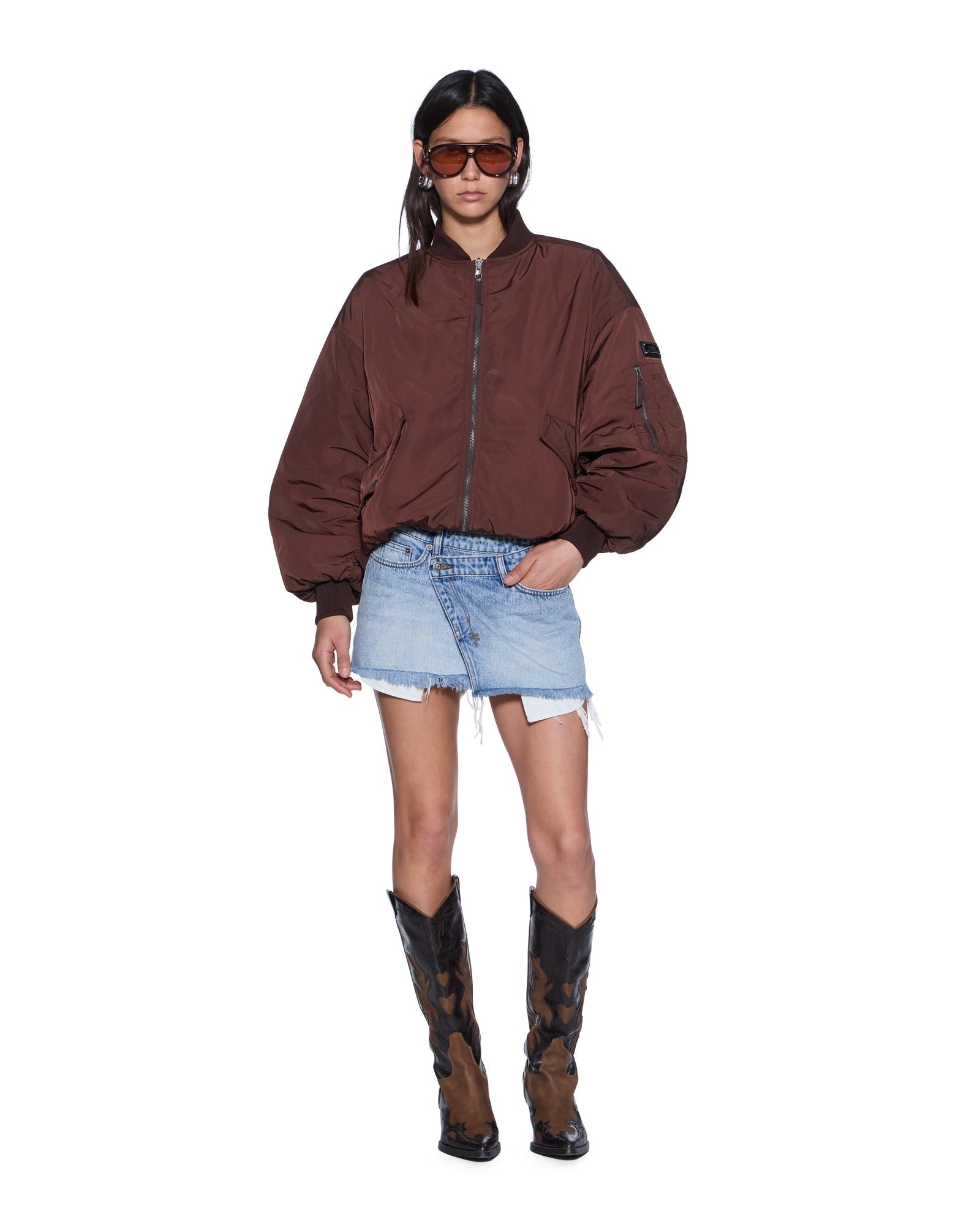 WOMENS  MICRO MINI RAP SKIRT VAPOUR REGULAR SKIRTS