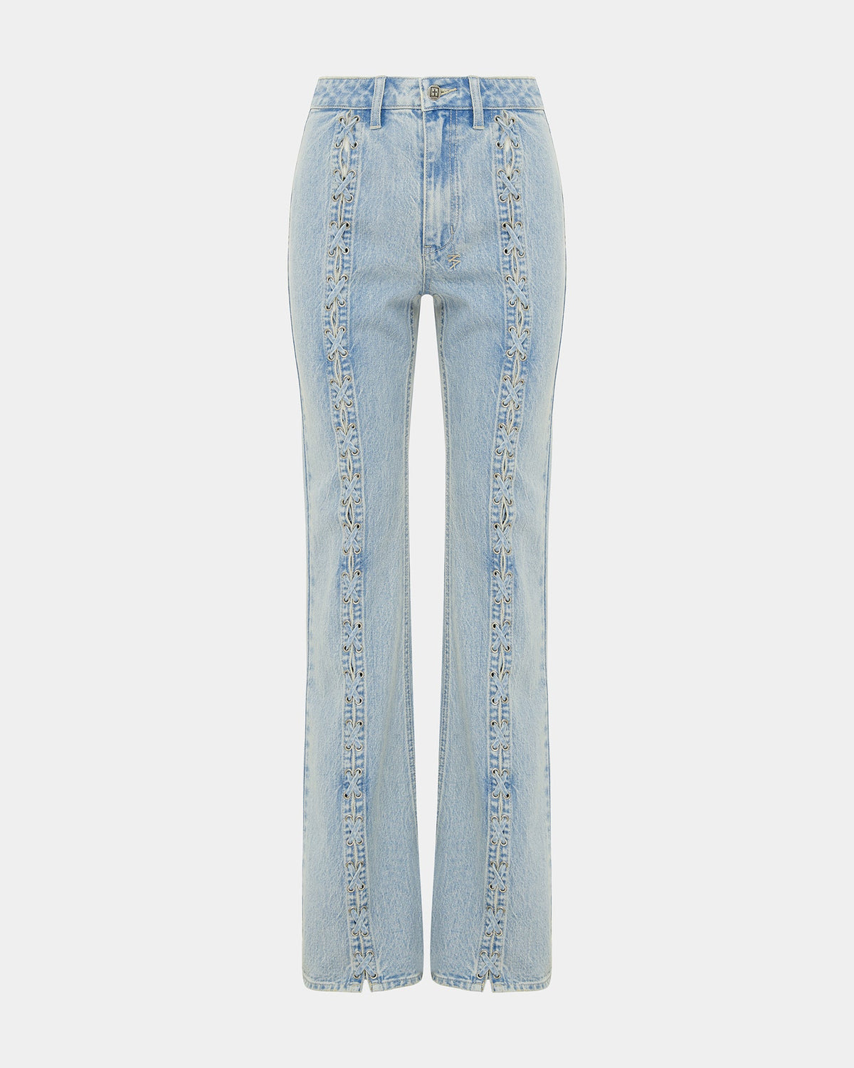 WOMENS SOHO DOVE LACED DENIM JEANS