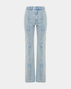 WOMENS SOHO DOVE LACED DENIM JEANS