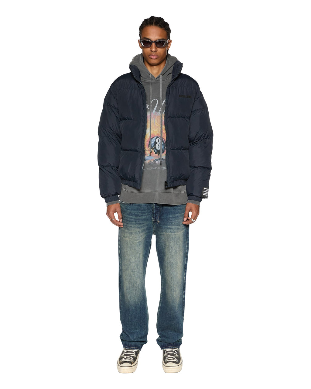 MENS SOTT PUFFER JACKET NAVY JACKETS