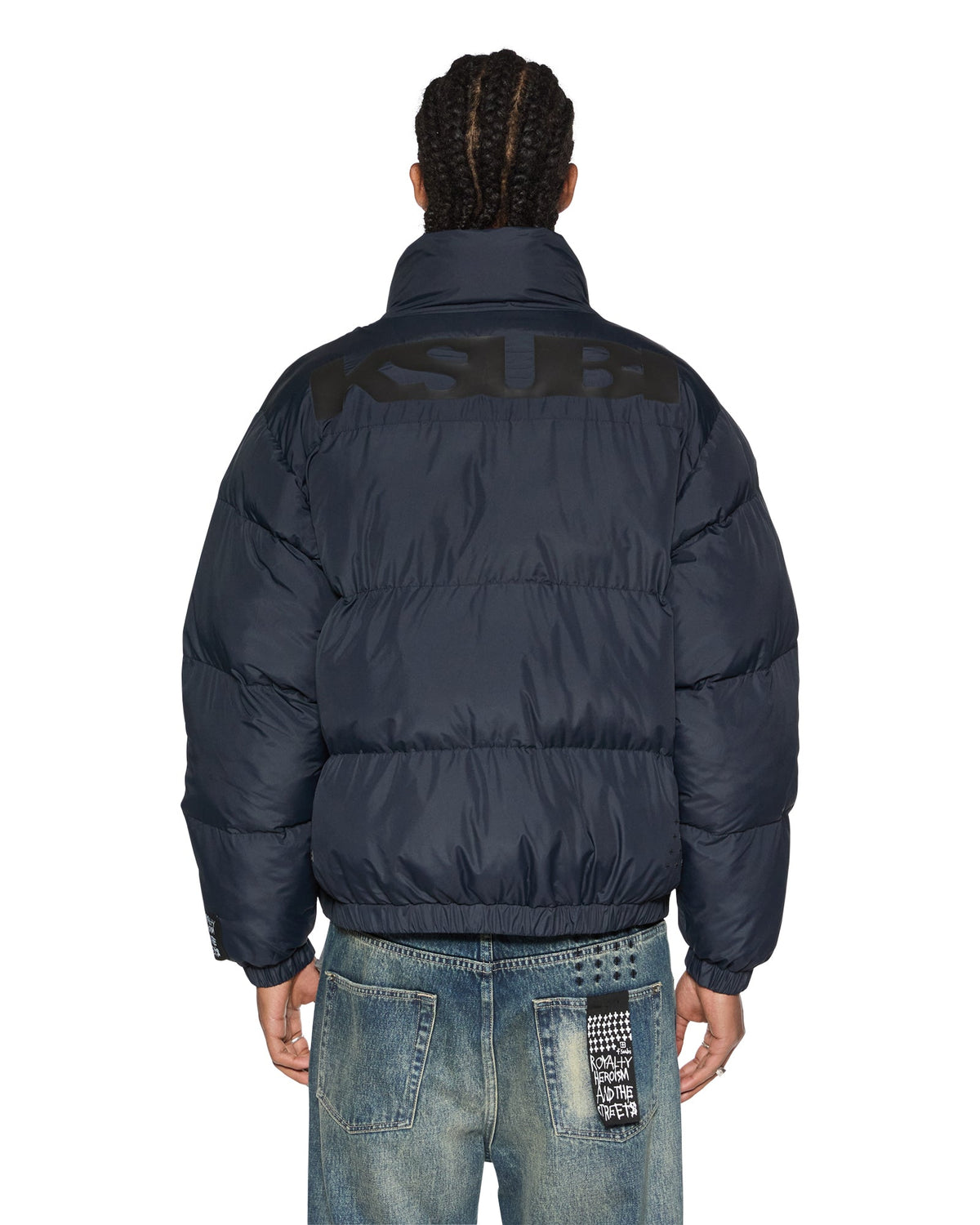 MENS SOTT PUFFER JACKET NAVY JACKETS