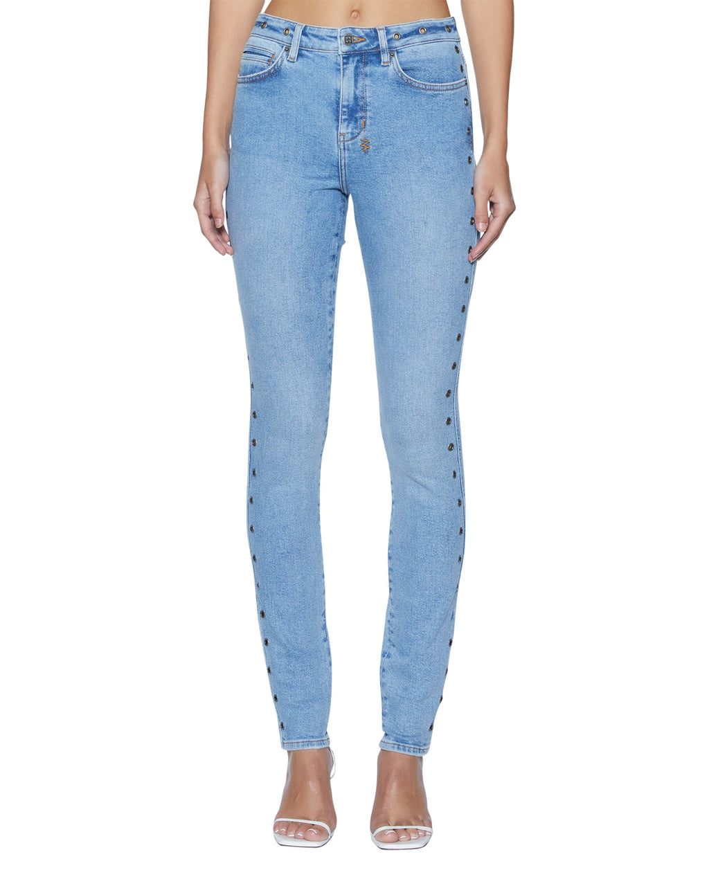 WOMENS SPRAY ON XTRA CHROMA DENIM JEANS