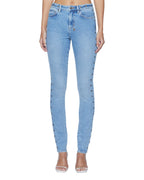 WOMENS SPRAY ON XTRA CHROMA DENIM JEANS