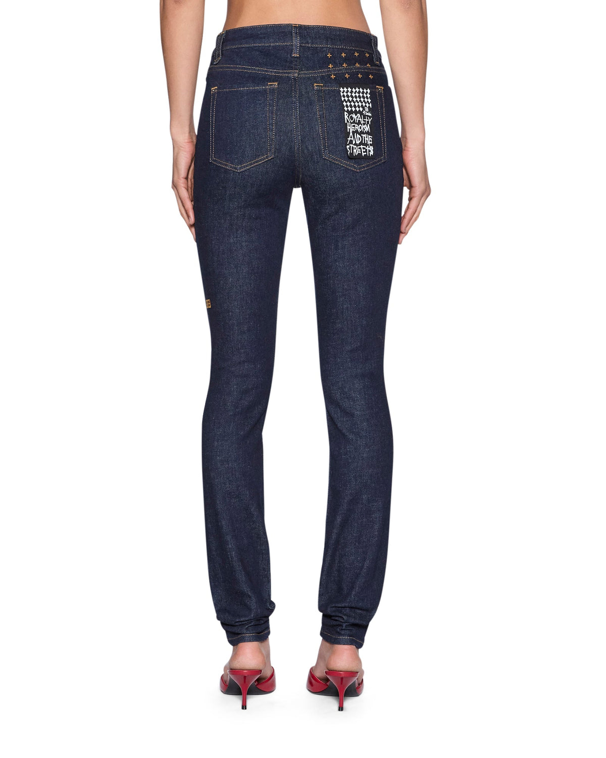 Womens Spray On Xtra Mystic Rinse Denim Jeans - Denim