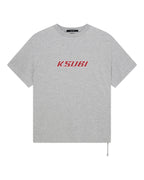 MENS STINGER BIGGIE SS TEE GREY MARLE TEES