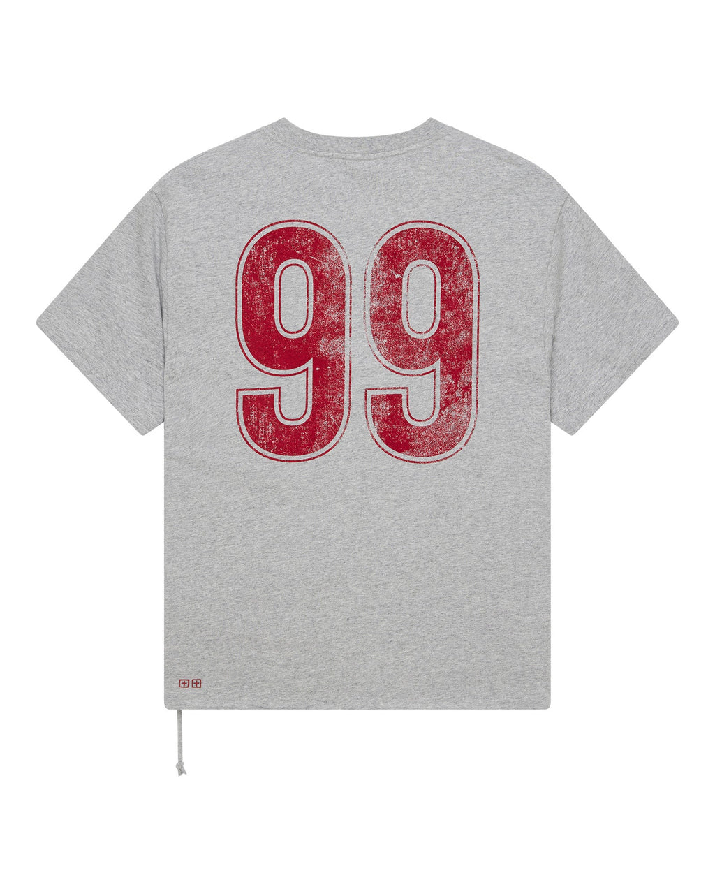 MENS STINGER BIGGIE SS TEE GREY MARLE TEES