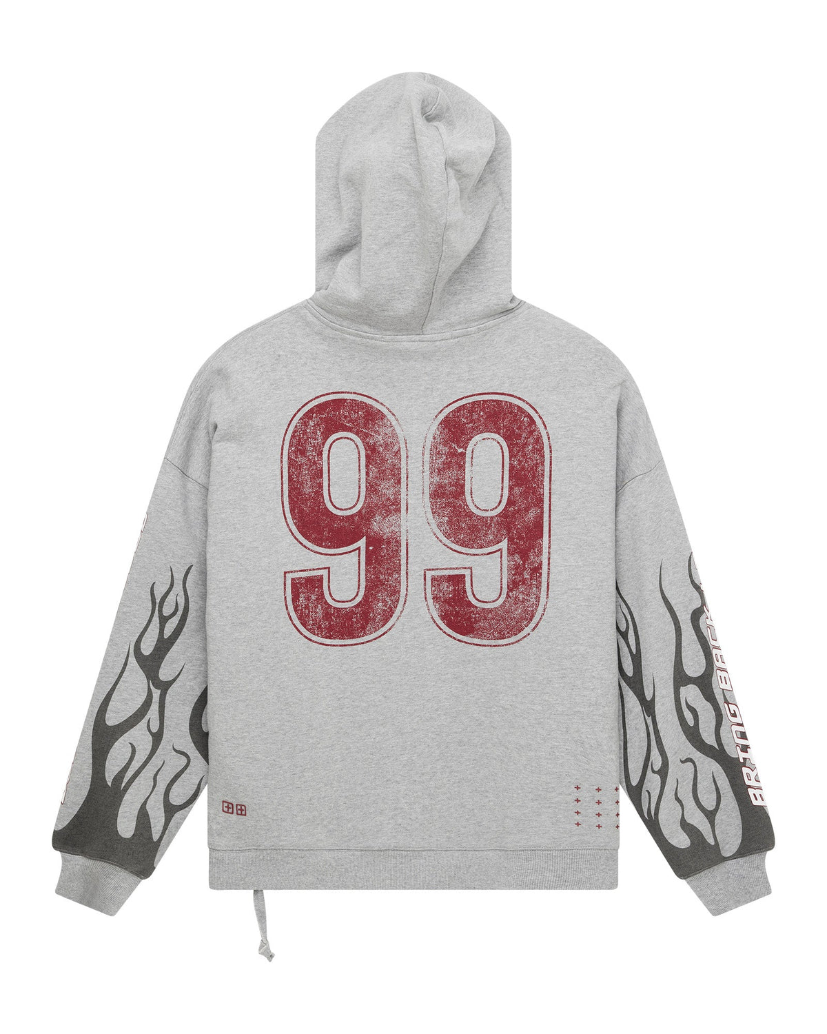 STINGER EKCESS ZIP HOODIE GREY MARLE