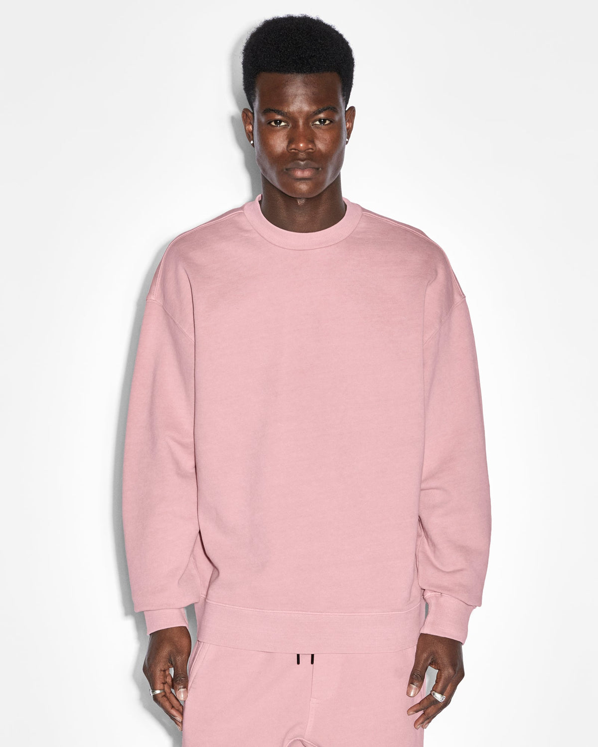MENS 4X4 BIGGIE CREW QUARTZ FLEECE