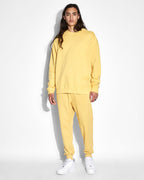 Mens 4x4 Biggie Crew Sol Oversized Fleece - Yellow