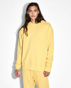 Mens 4x4 Biggie Crew Sol Oversized Fleece - Yellow