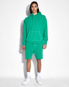 Mens 4x4 Biggie Hoodie Cali Oversized Fleece - Green