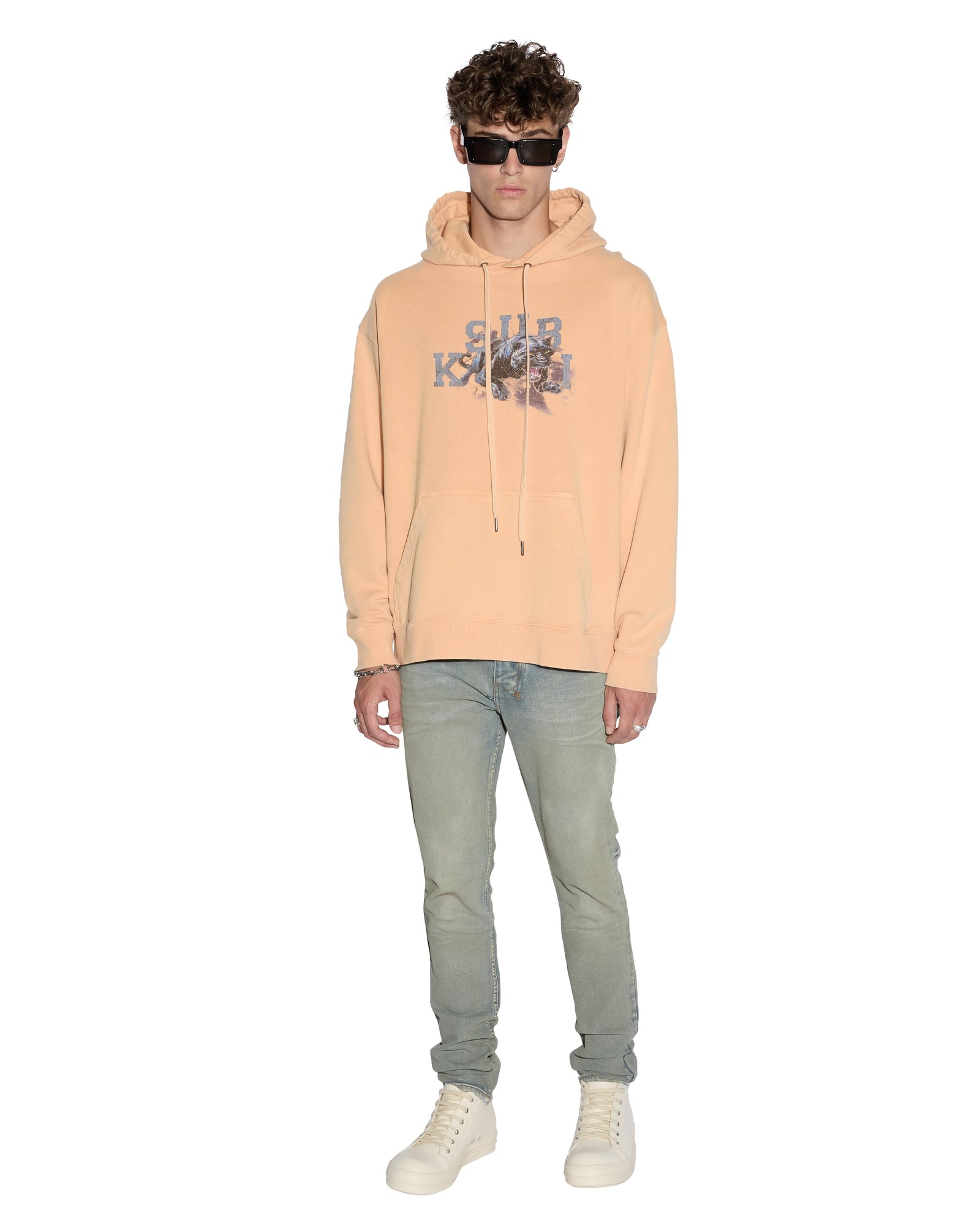 MENS APEX BIGGIE HOODIE FLARE OVERSIZED FLEECE