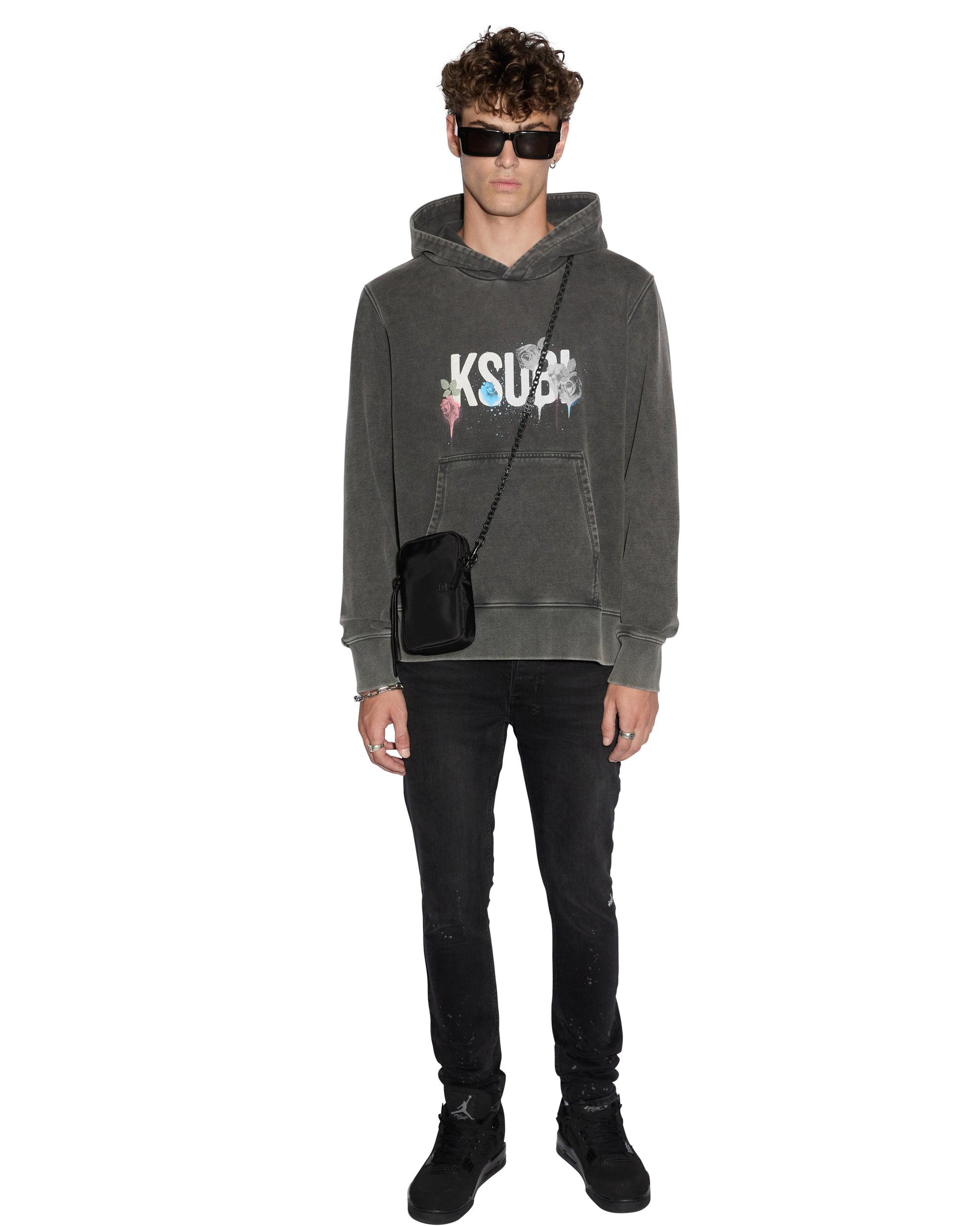 GRAFF ROSE KASH HOODIE ACID GREY