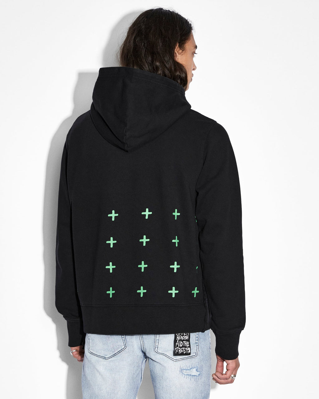 Mens Unity Kash Hoodie Black Regular Fleece - Black