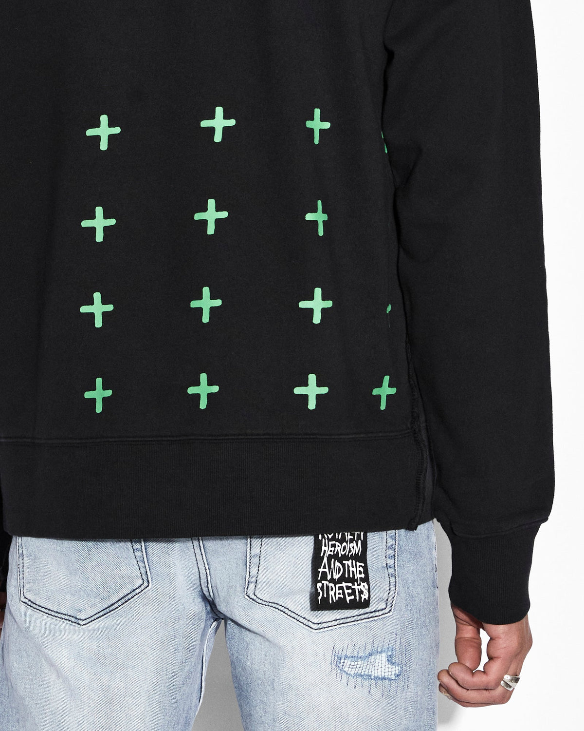 Mens Unity Kash Hoodie Black Regular Fleece - Black