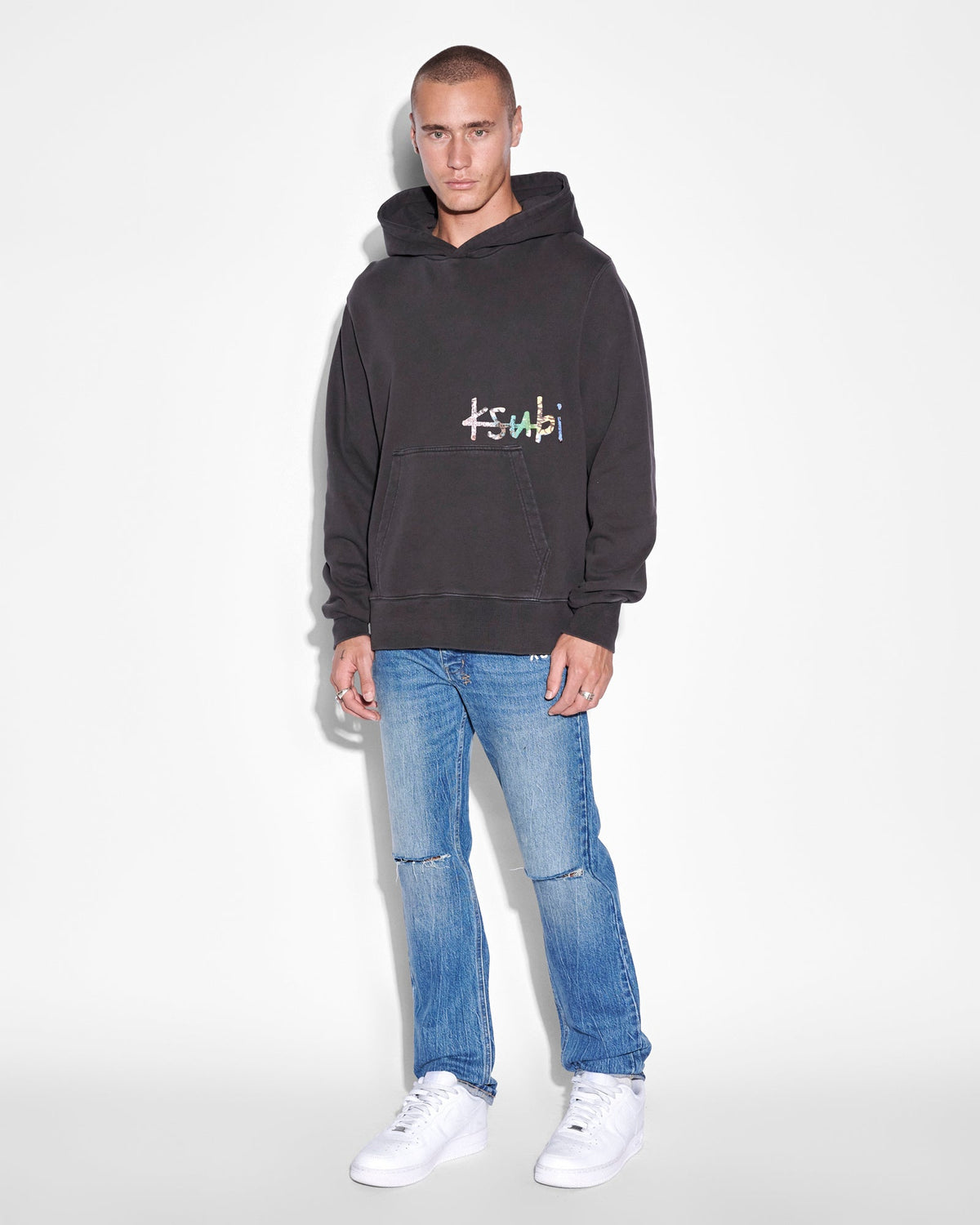 MENS HAZLOW NOTORIOUS KULTURE DENIM JEANS