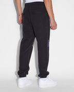Mens Kult Lofi Trak 2 Tone Relaxed Pants - Black