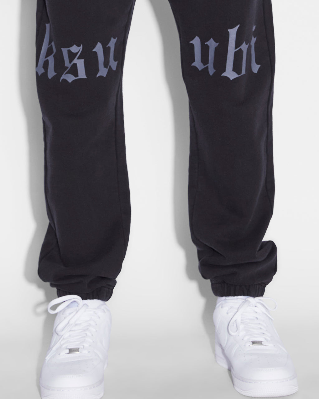 Mens Kult Lofi Trak 2 Tone Relaxed Pants - Black