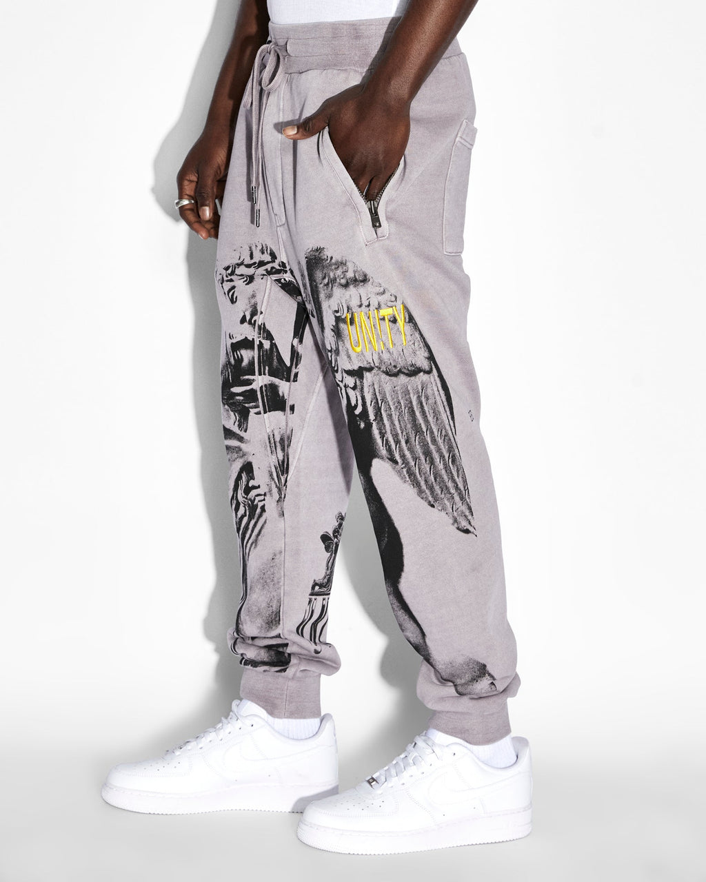 Mens Lovesik Restore Trak Silt Relaxed Pants - Grey
