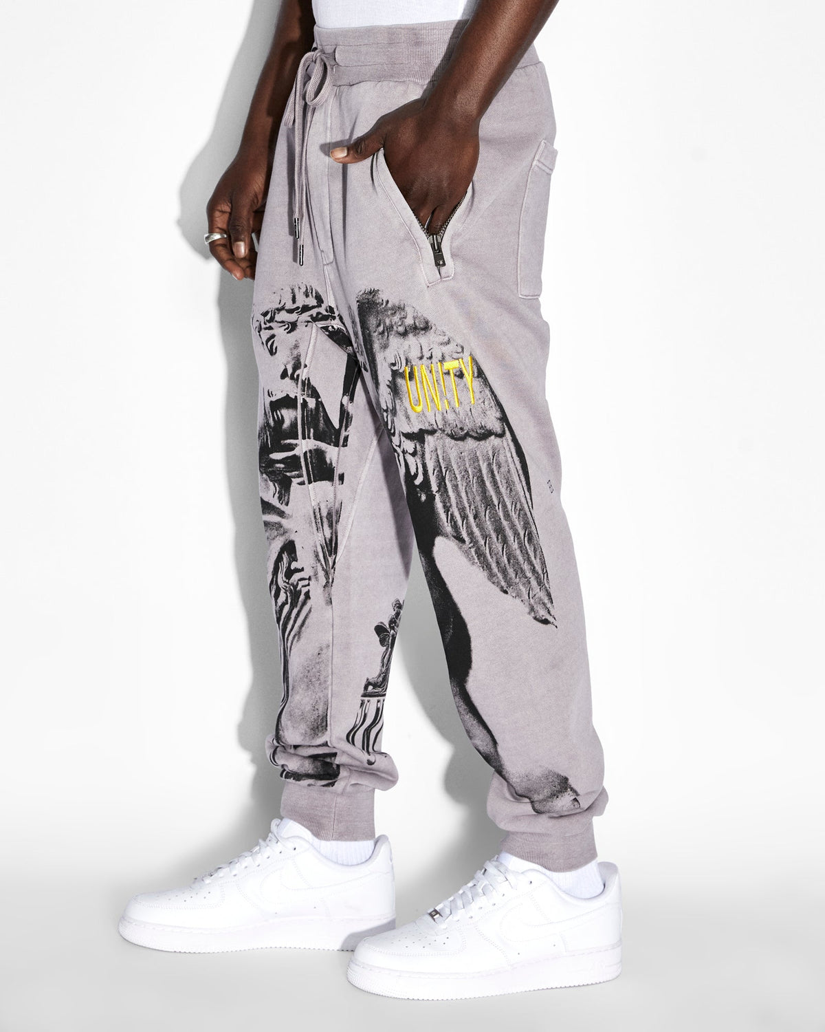 Mens Lovesik Restore Trak Silt Relaxed Pants - Grey