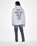 MENS PASTE UP BIGGIE HOODIE MOON FLEECE