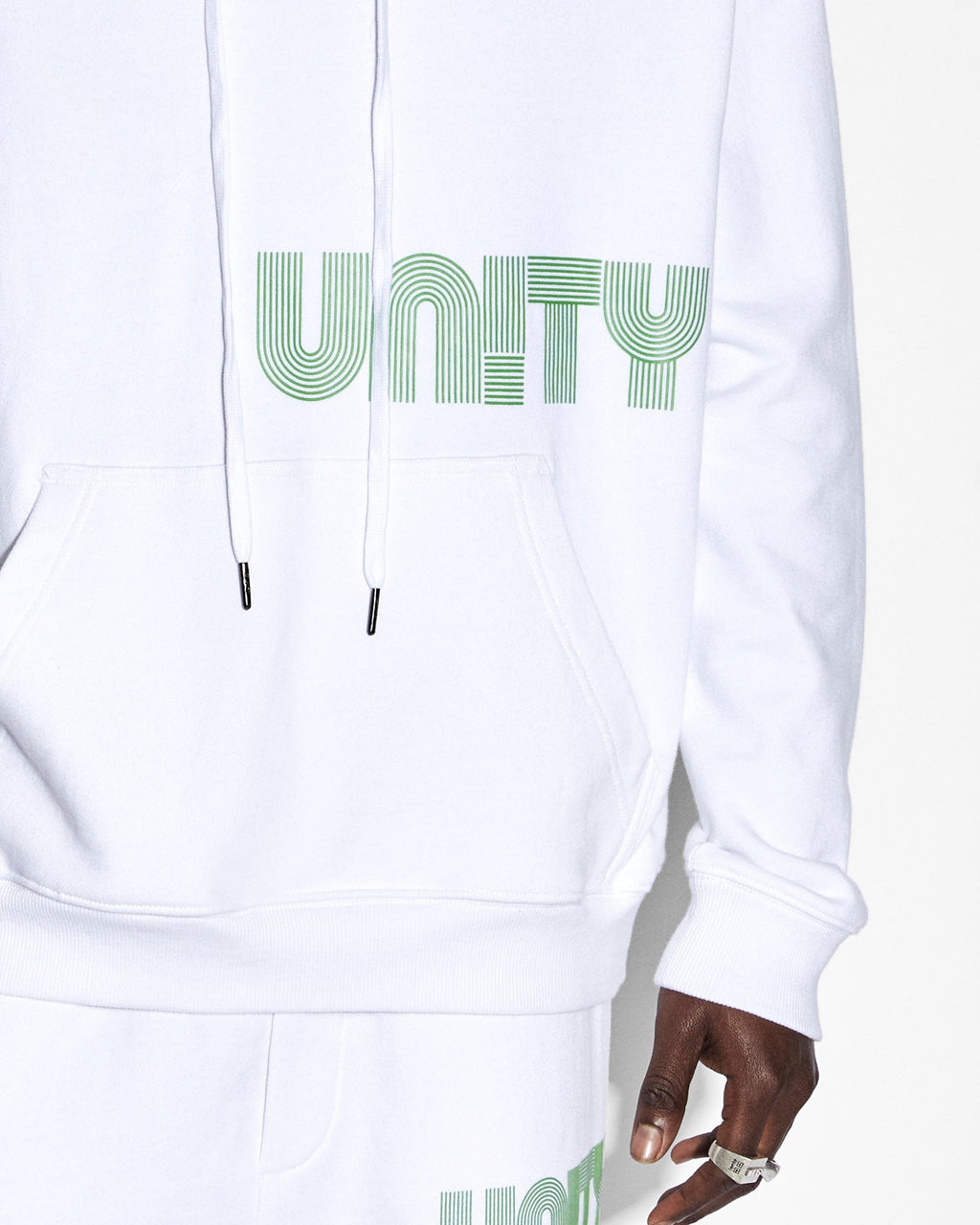 MENS RETRO BIGGIE HOODIE TRU WHITE FLEECE