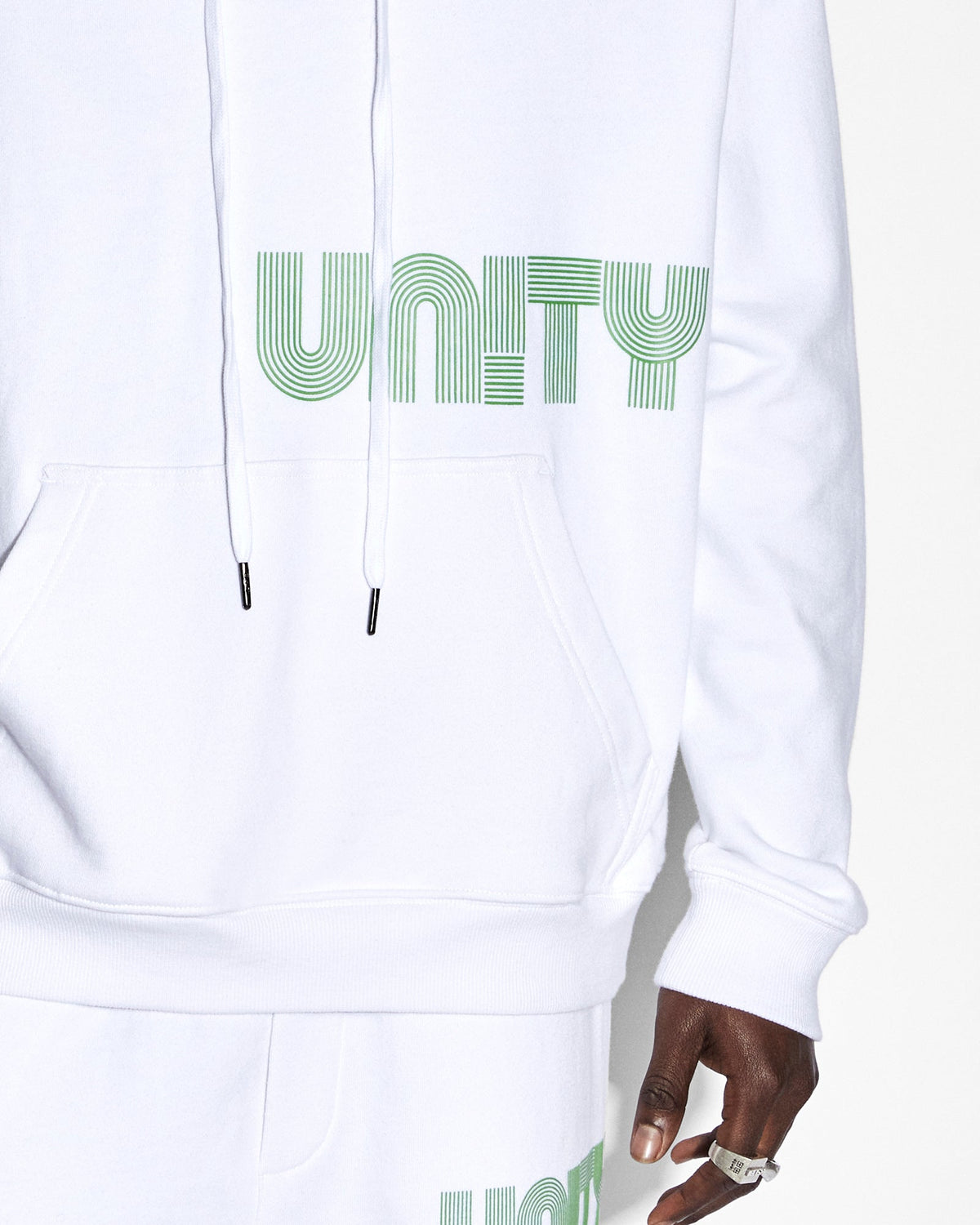 MENS RETRO BIGGIE HOODIE TRU WHITE FLEECE