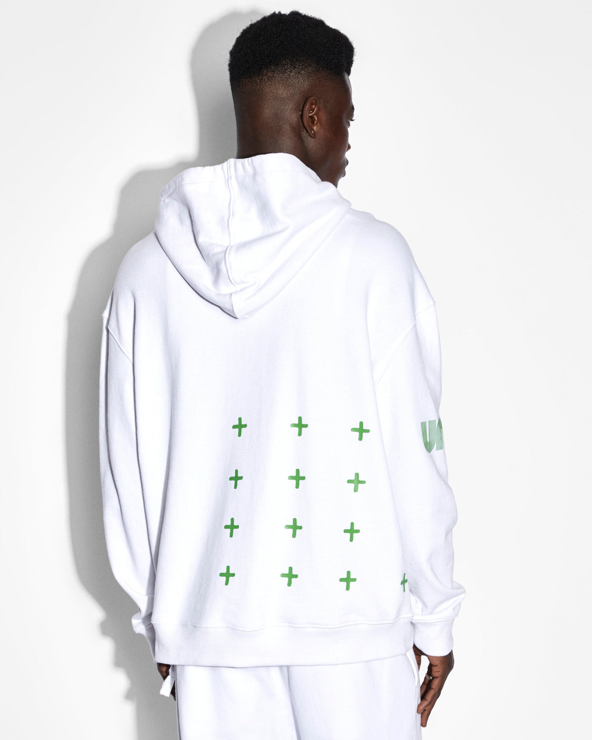 MENS RETRO BIGGIE HOODIE TRU WHITE FLEECE