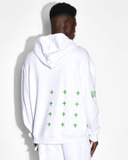 MENS RETRO BIGGIE HOODIE TRU WHITE FLEECE
