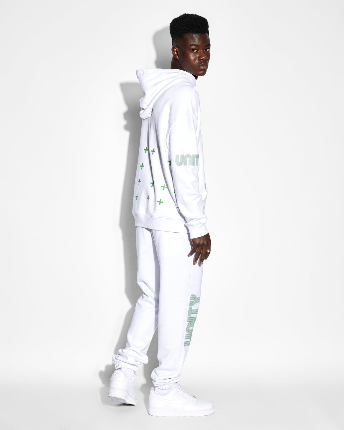 MENS RETRO BIGGIE HOODIE TRU WHITE FLEECE